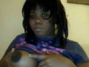 Black Girl Sucks Her Tits (amateurturnout)