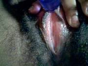 Black Cunt Close-up Clitoris Play And Cunt Juice