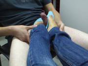 Fuck My Hard Cock Sweaty Feet In Socks!