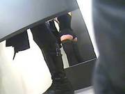 Cabin Voyeur Girl In Stockings Essayage En Bas
