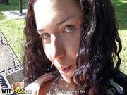 Curly Teen Leonora Loves Risky Sex In Public