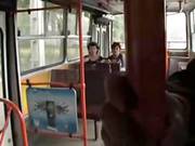 Strange Video Shooting In A Public Bus