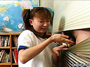 Ugly Japanese Wench Aya Natsuki Gives A Handjob