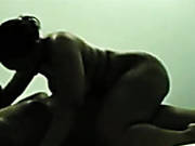 Fat Ebony Couple Make Love In The Dark Room On The Bed