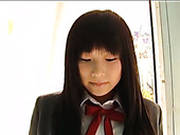 Sweet College Girl Ayane Chika Poses On Cam Wearing Uniform