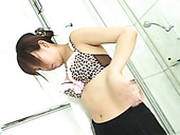 Fluffy Asian Beauty Kayo Satoyama Takes Shower Flashing Her Curves
