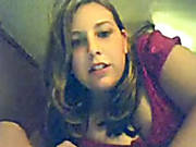 Crummy Chick Is Eating Her Friend Recording It On A Webcam