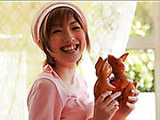 Delightful Milk Skinned Girlie From Japan Plays With Her Boobs