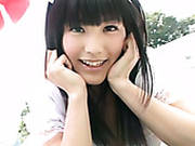 Brunette Teen Yuri Hamada Plays A Horny Waitress In Sexy Dress