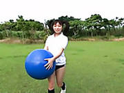 Sport Japanese Girl Riho Aitani  Posing On A Cam