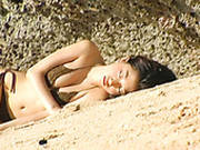 Bootylicious Babe Sayuri Otome Hot Photo Session On The Sand