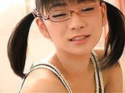 Japanese Nerdy Girl Ami Tokito In Her Pink Bedroom