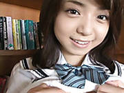 Sexy Student Girl Shizuka Nakamura In Her College Outfit