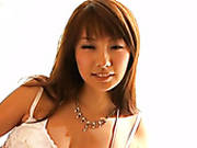 Smiling Chick Azusa Yamamoto Stimulates Her Clit With A Water Stream