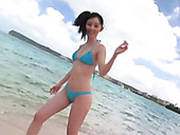 Spunked Girlie Rina Akiyama Goes To The Beach To Show Her Splendid Body