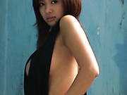 Alluring Japanese Babe Kana Tsugihara Poses On A Cam Taking Teasing Positions