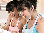 Cooking Time With Hot Brunette Asian Model Arisa Oda