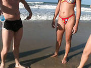 Two Guys Are Having Fun On A Vocation Looking For A Quickie