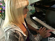 Hot Blonde Tessa Taylor Getting Fucked On The Piano