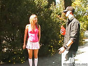 Horny Stud Picks Up  Natalia Rossi On A Street And Gets Deepthroat Blowjob