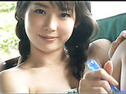 Adorable Japanese Adult Model Nanako Sawa Poses On A Cam Outdoors