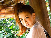 Bonny Student Chick Aki Hoshino Plays Volleyball