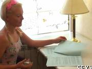 Blonde Babe Is A Hot One Sucking Her Teacher 