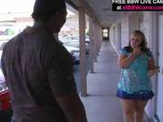 Blond Amazing Bbw Sucks And Fucks Black Guy Big Tits Part 1
