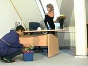Mature Boss Being Fucked In The Office