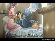 Teen Dick Starved Hentai Maid Blowing Her Sick Master