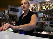 Barmaid Lenka Pounded With A Stranger In Exchange For Cash