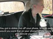 Blonde Amateur Gets Her Pussy Creampie Jizzed In A Taxi