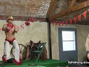 Hot Cock Sucking In The Barn