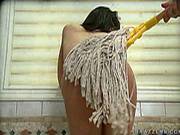 Sexy Milf Cleaned And Banged