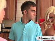 Stepmom Knows Teen Wants To Be Dominated By Men And Tells Her Boyfriend To Do So