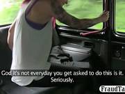 Tattooed Busty Babe Flashes Her Ass And Banged Then Squirts