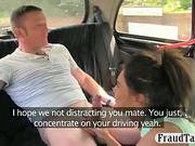 Nasty Amateur Couple Fondling And Fucking At The Backseat Of A Taxi