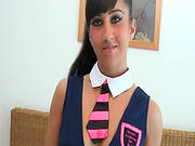 Perverted Schoolgirl Lacey Wan To Be Spanked!
