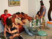 Incredibly Hot Students Sex In The Kitchen