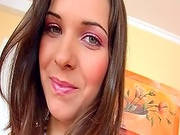 Brunette Sprenda Stretching Hr Hairy Pussy