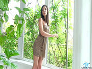 Outdoor Masturbation With Alluring Model