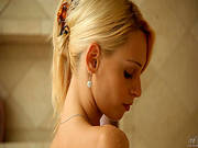 Pretty Blonde Erica Fontes Playing In The Shower