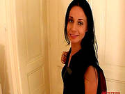 Slender Dark-haired Babe Monika Buks Is Getting Cock