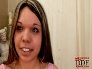 Carol Pink Is Showing Off Her Cute Shaved Puss