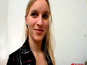 Slender Blonde Shows Off Her Juicy Booty