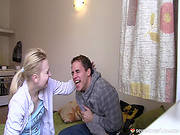 Amateur Blonde Monika Being Hardcore Drilled
