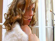 Curly Blonde Zuzana Drabinova Is Showing Off Her Boobs