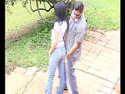 Horny Brunette Gets Nailed Hard