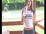 Pretty Babe Michelle Sanchez Is Masturbating Her Nice Pussy