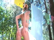 Holes Masturbation In The Garden